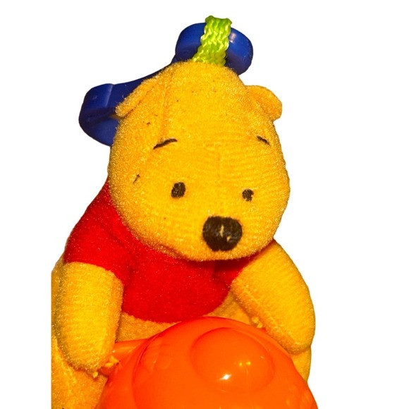 Plush 2001 Mcdonalds Disney Happy Meal Toys Winnie The Pooh Keychain Collectible - Picture 9 of 11